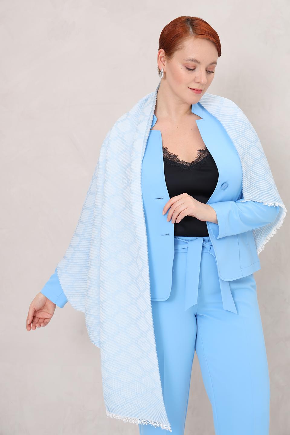 Шарф Marc Cain Collections голубой