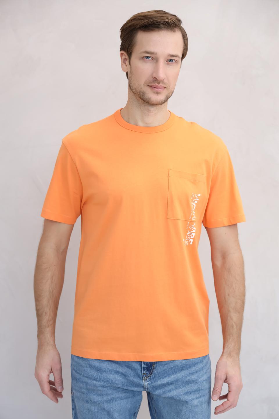 Футболка Tom Tailor оранжевая