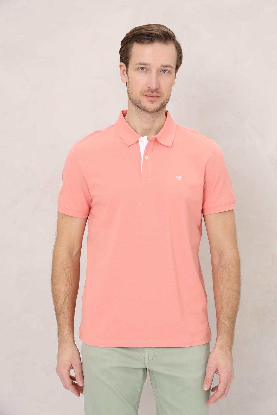 Поло Tom Tailor персиковое