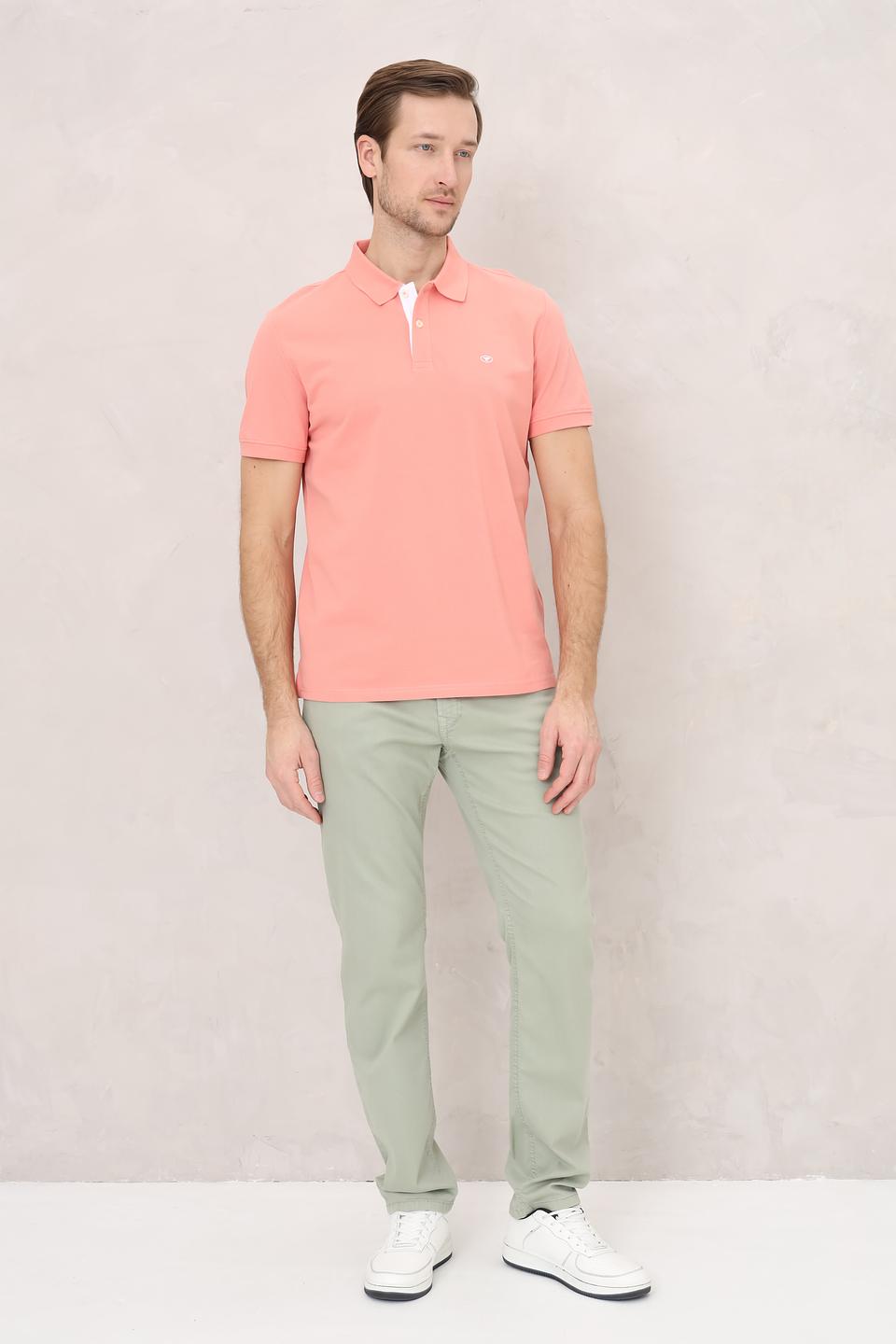 Поло Tom Tailor персиковое