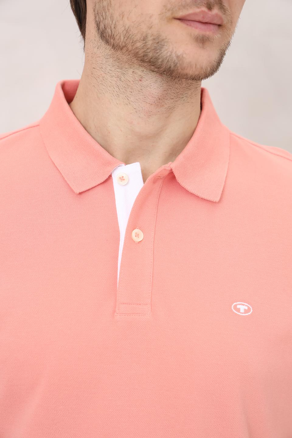 Поло Tom Tailor персиковое
