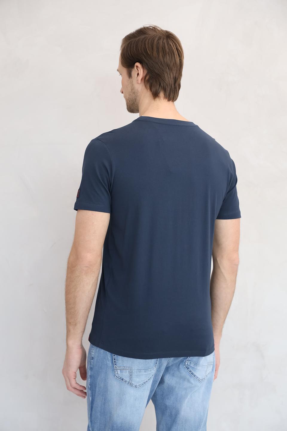 Футболка Time Zone с логотипом синяя