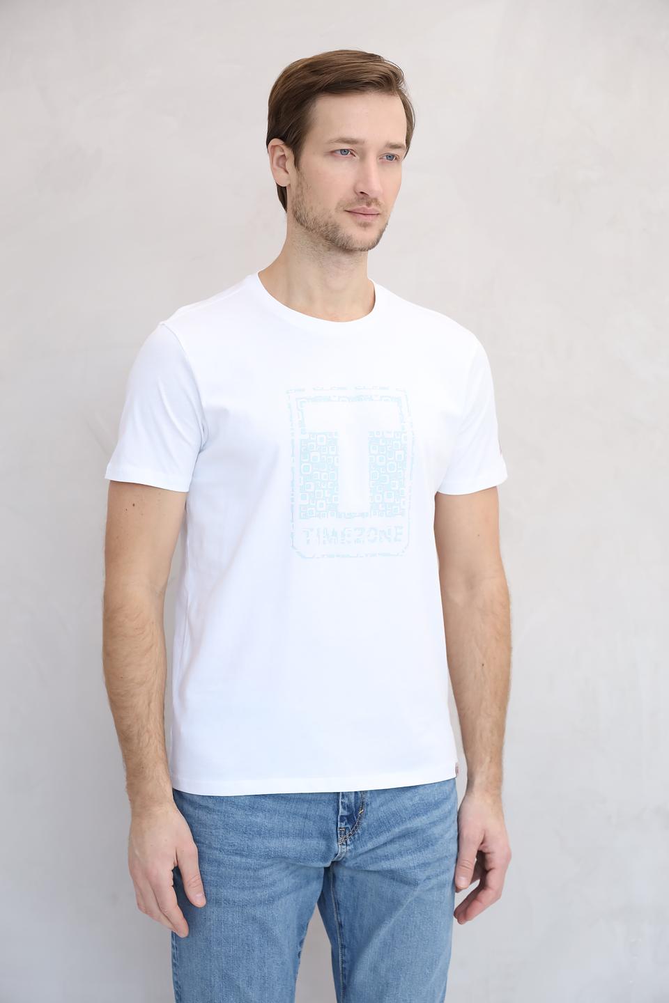 Футболка Time Zone с принтом