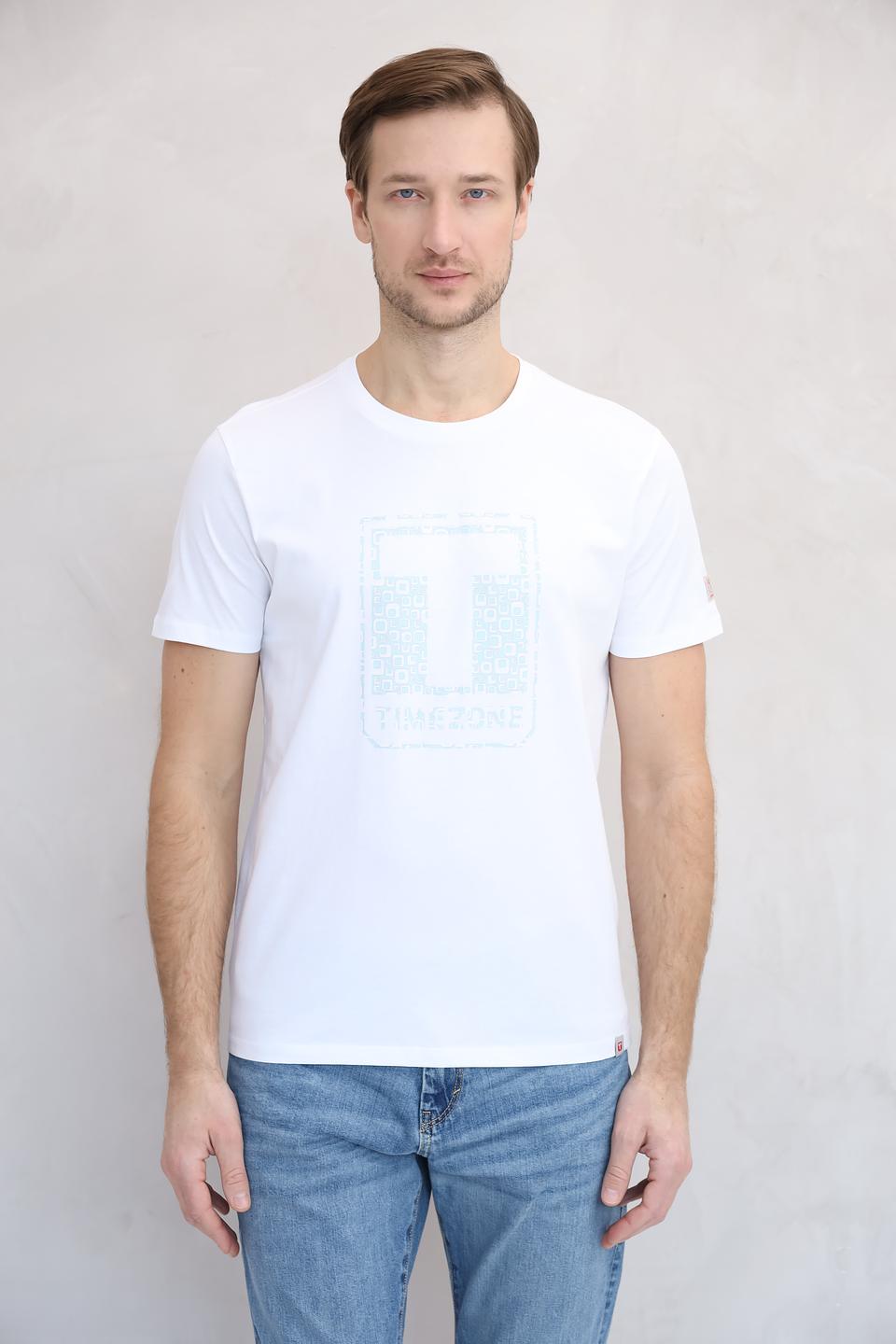Футболка Time Zone с принтом