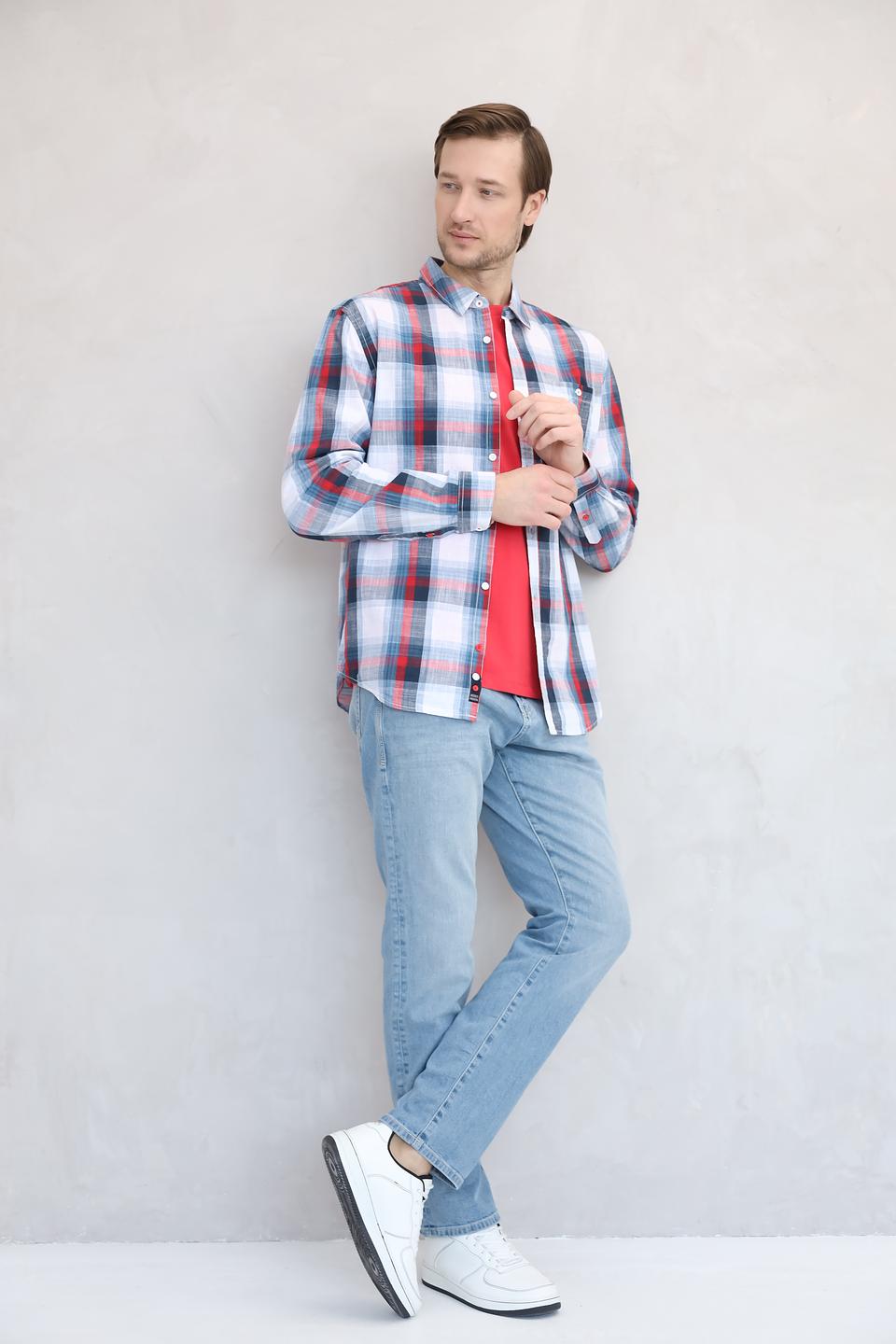 Рубашка Time Zone в клетку