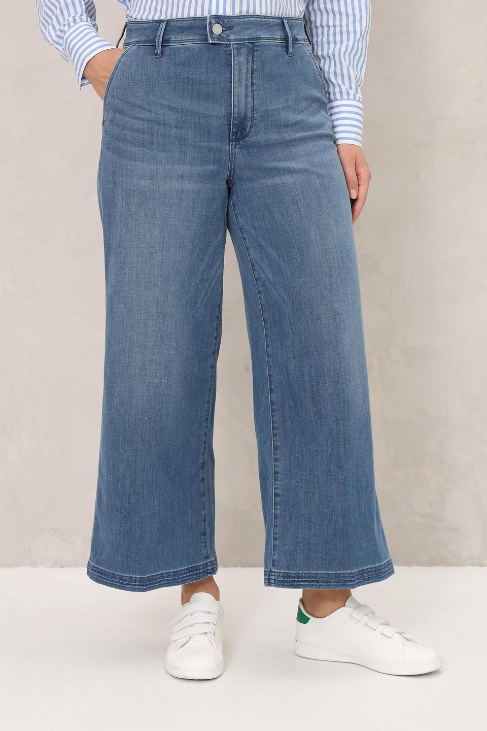 Джинсы NYDJ клеш голубой