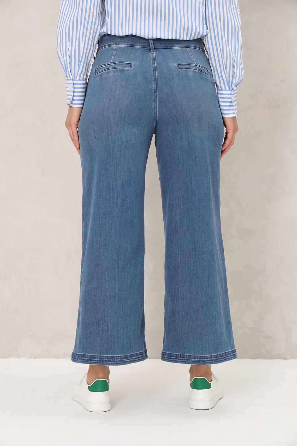 Джинсы NYDJ клеш голубой