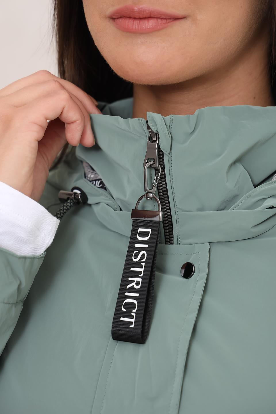 Куртка District женская мятная