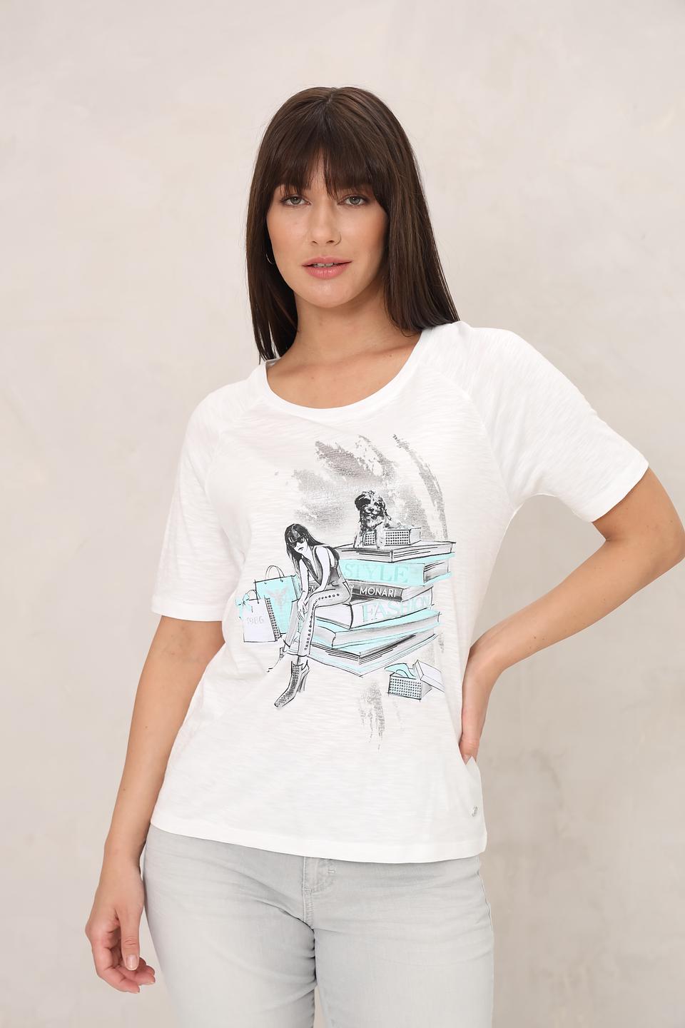 Футболка Monari с принтом