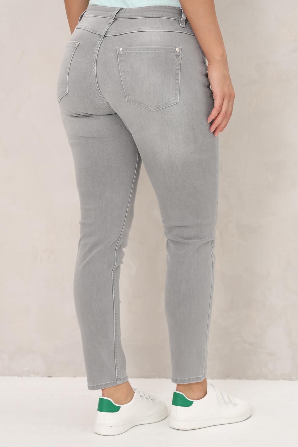 Джинсы Monari серые с декором