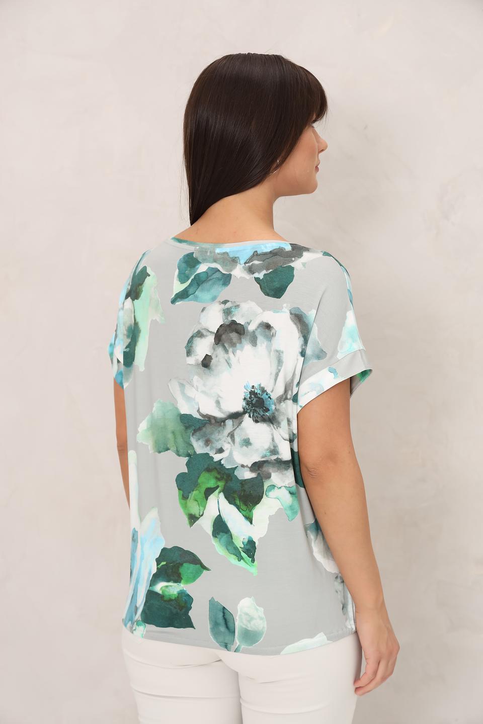 Футболка Monari с цветочным принтом
