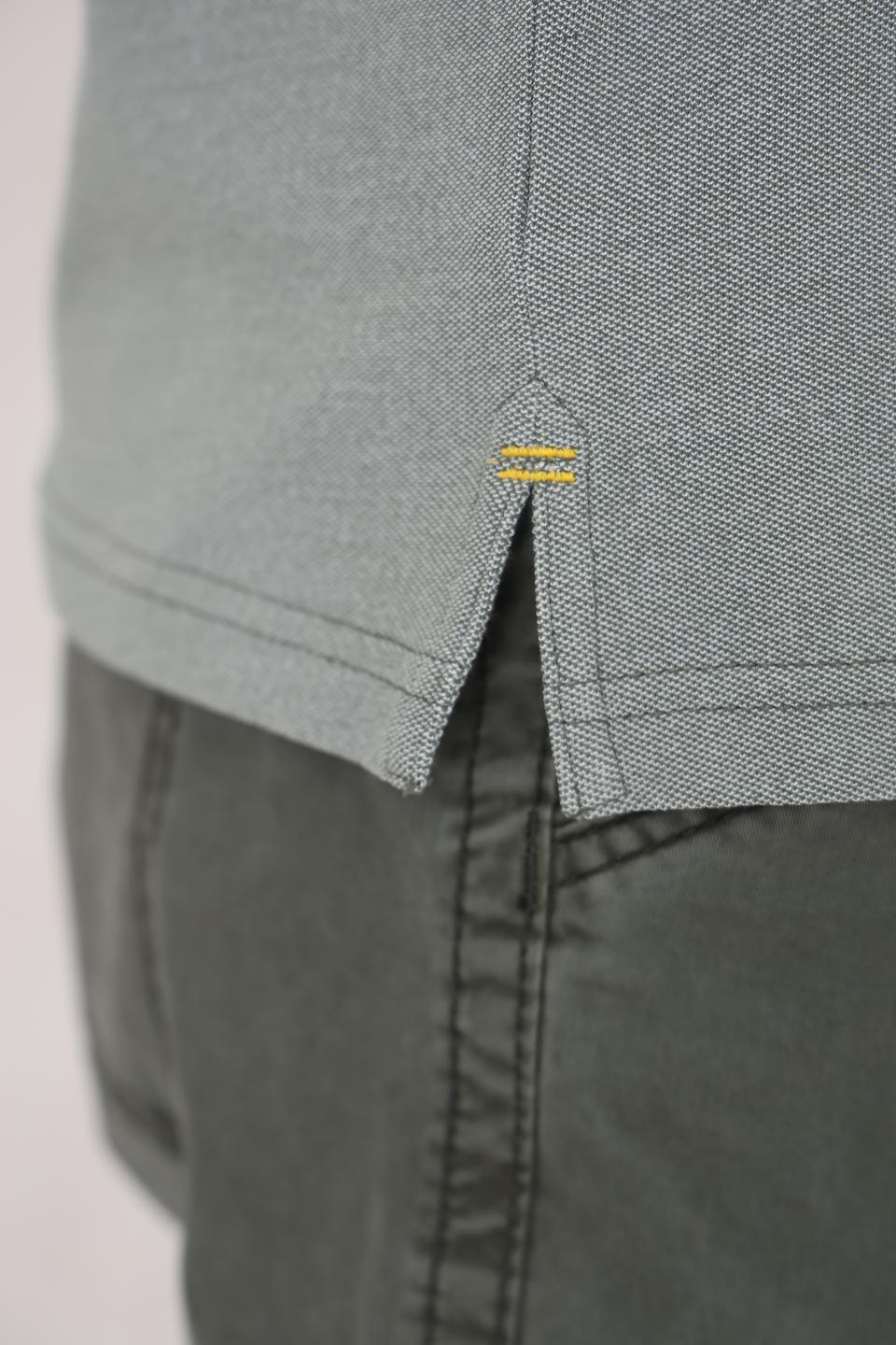 Поло Casa Moda серый с принтом