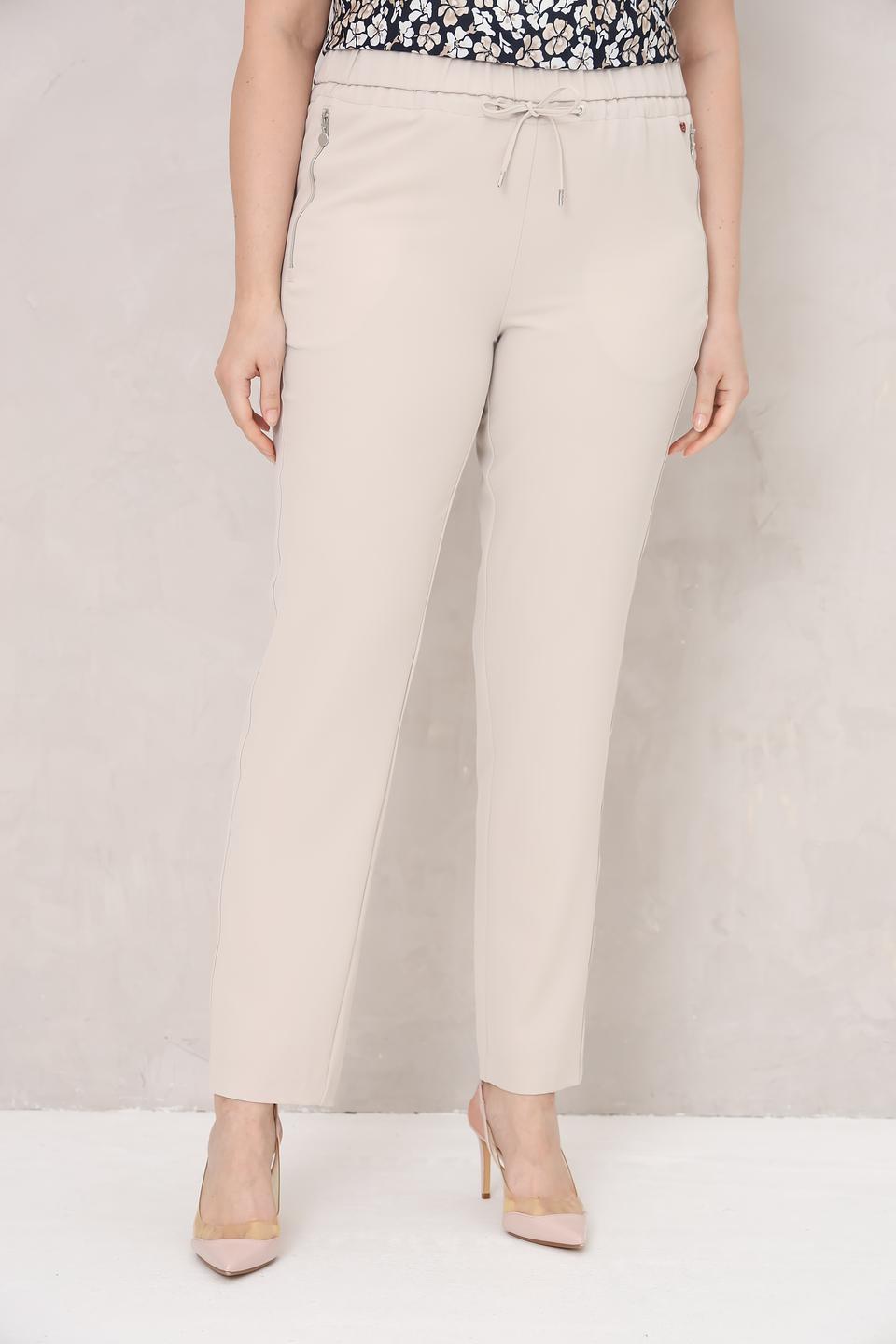 Брюки Relaxed by Toni бежевые