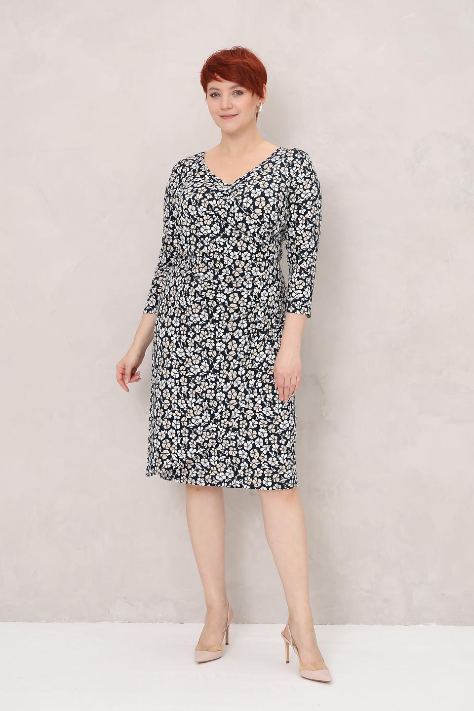 Платье Frank Walder с цветочным принтом