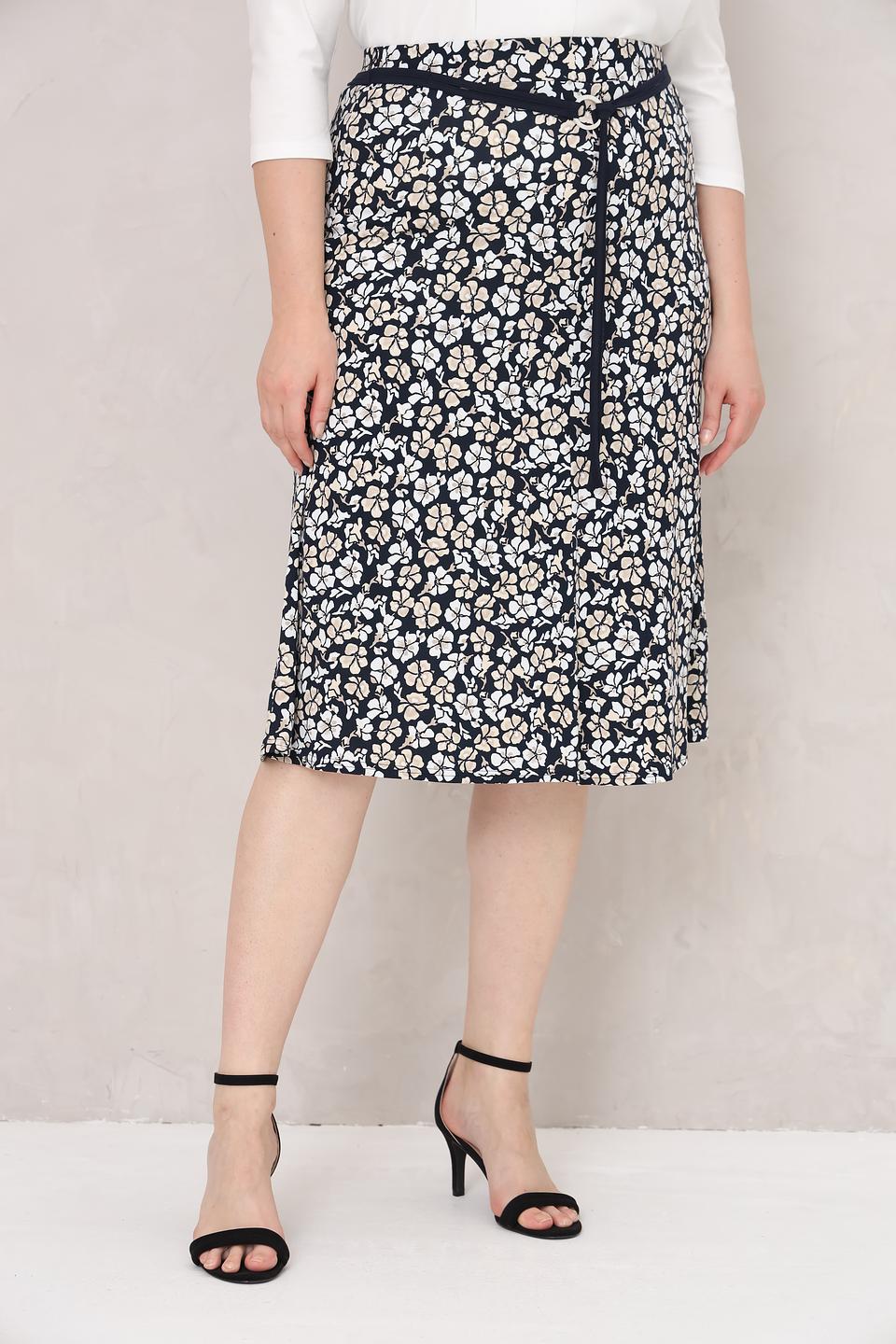 Юбка Frank Walder с цветочным принтом