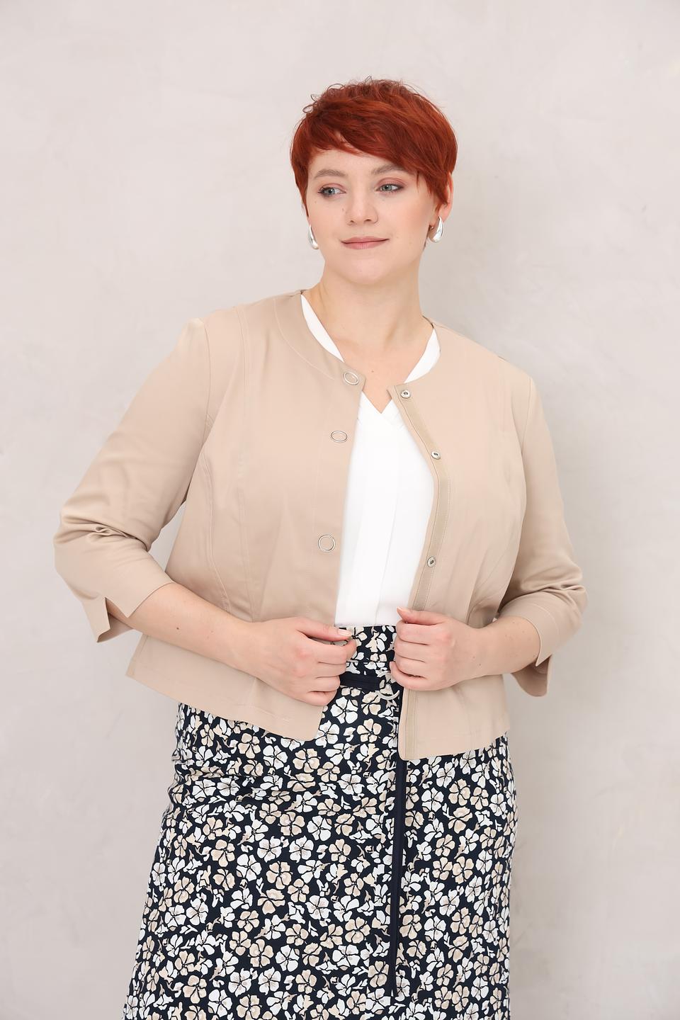 Жакет Frank Walder бежевый