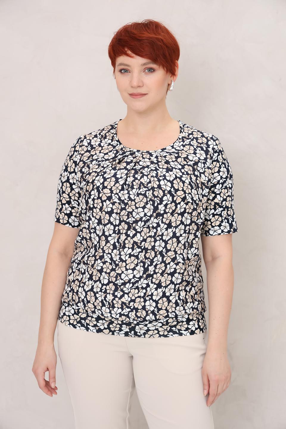 Блуза Frank Walder с цветочным принтом