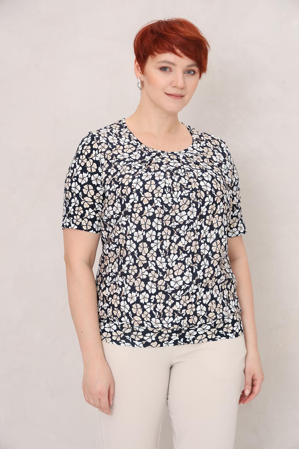 Блуза Frank Walder с цветочным принтом