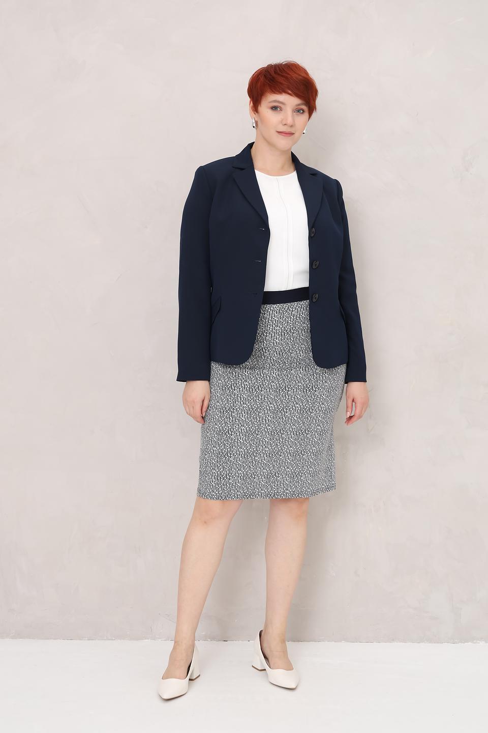 Жакет Frank Walder приталенный темно-синий