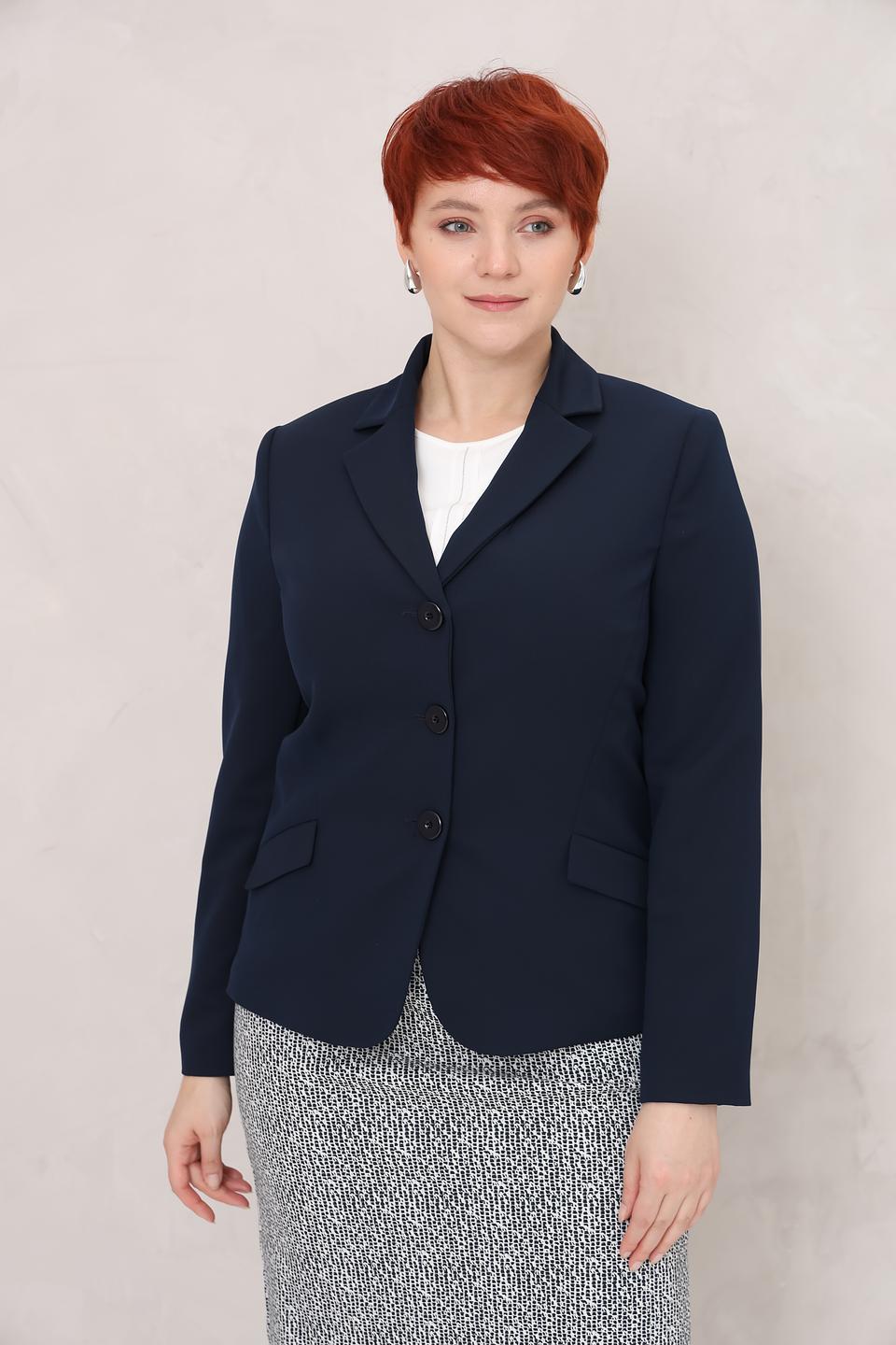 Жакет Frank Walder приталенный темно-синий