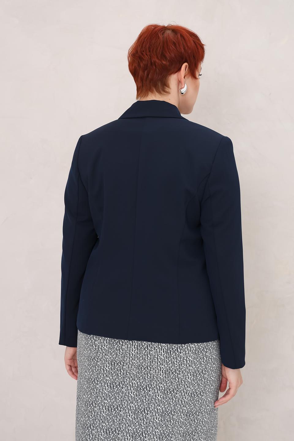 Жакет Frank Walder приталенный темно-синий