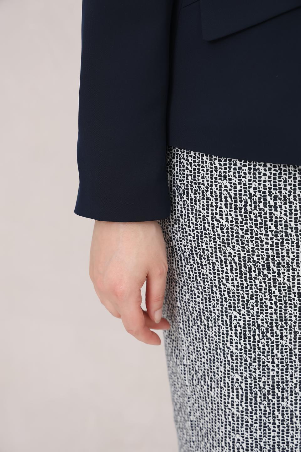 Жакет Frank Walder приталенный темно-синий