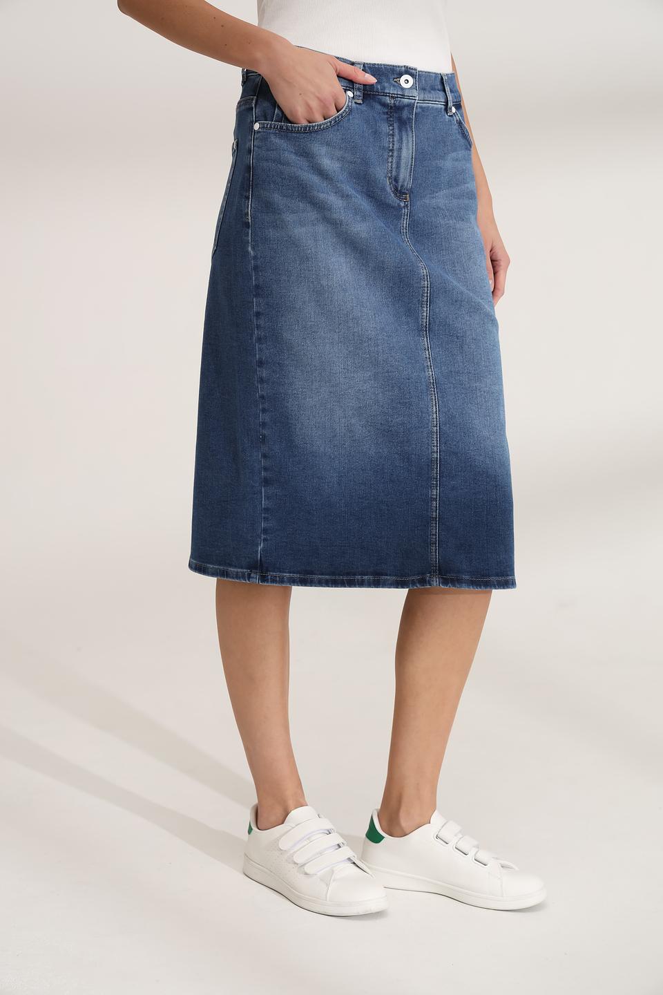 Юбка Gerry Weber деним синяя