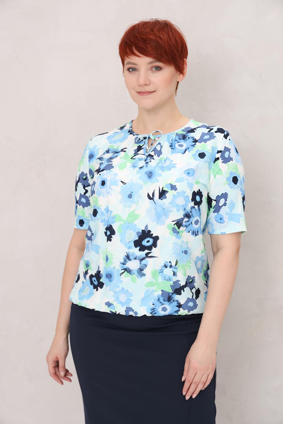 Блуза Frank Walder с цветочным принтом