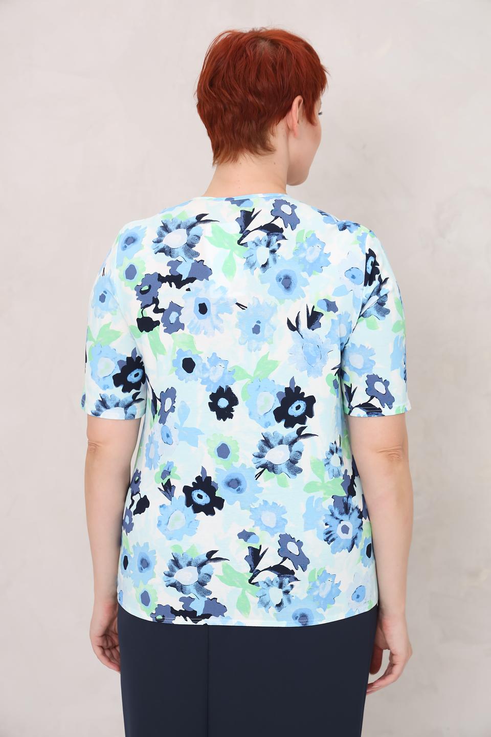 Блуза Frank Walder с цветочным принтом
