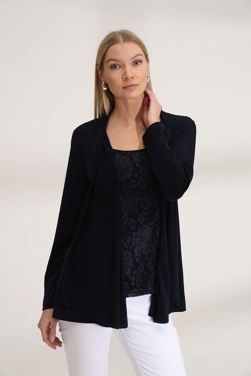 Блуза SE Stenau чёрная с запахом