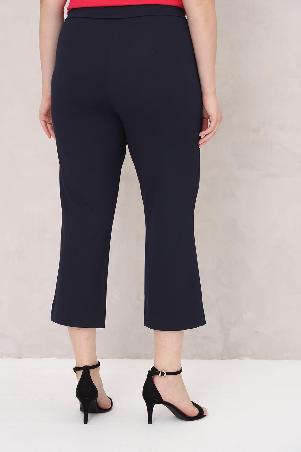 Брюки кюлоты Relaxed by Toni темно-синие