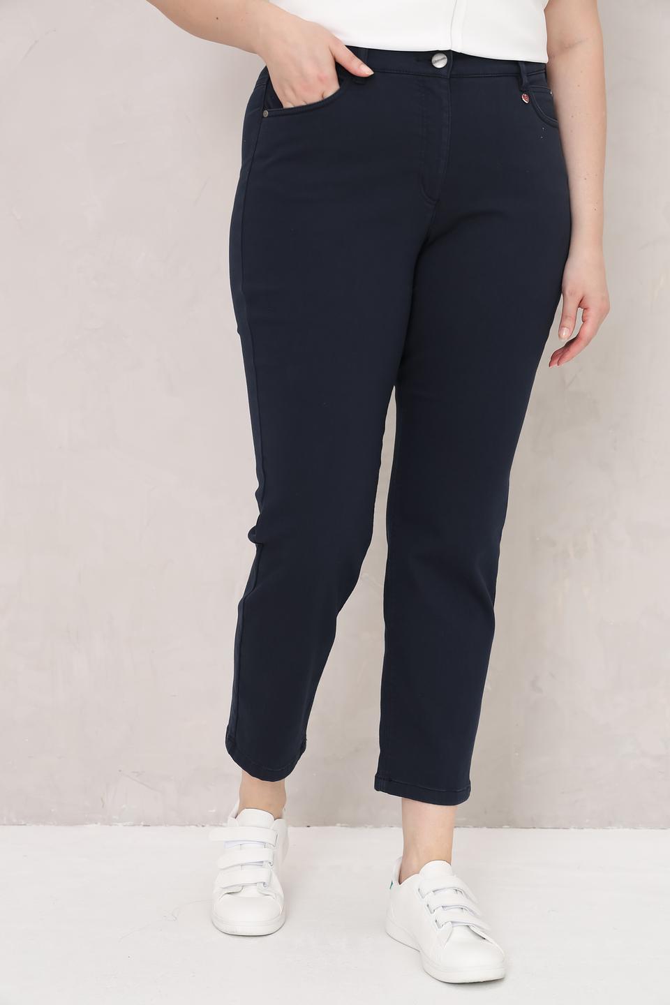 Брюки Relaxed by Toni темно-синие