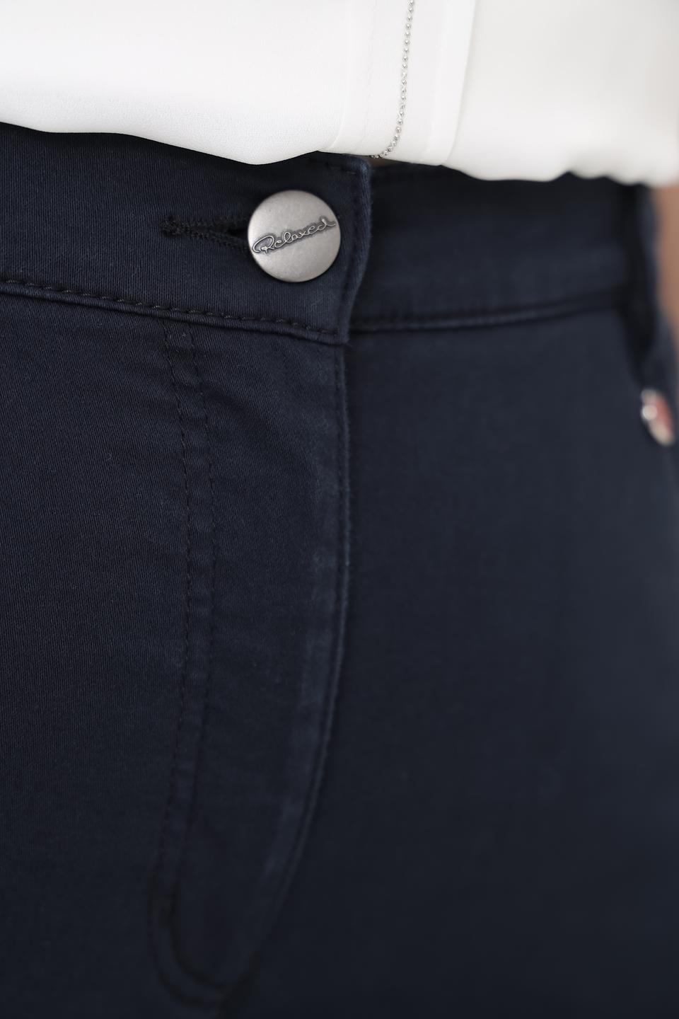 Брюки Relaxed by Toni темно-синие