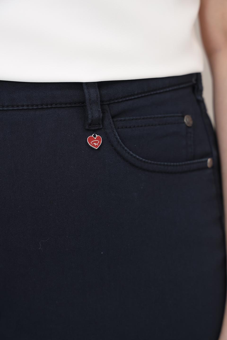 Брюки Relaxed by Toni темно-синие