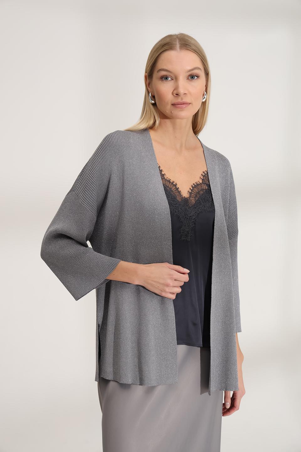 Жакет Taifun с металлизированной нитью