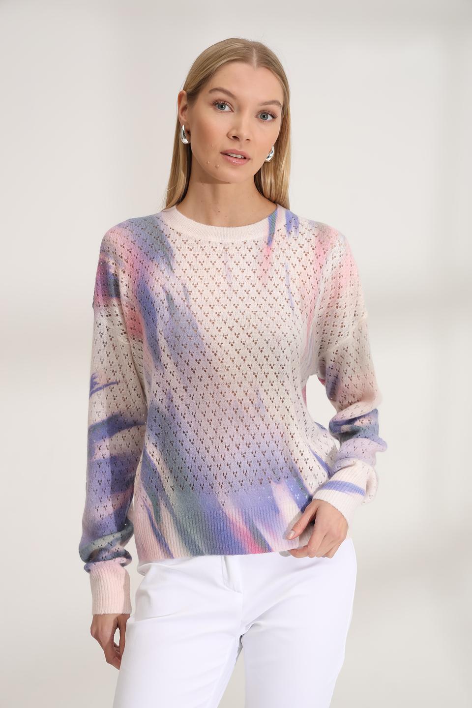 Пуловер Taifun с принтом