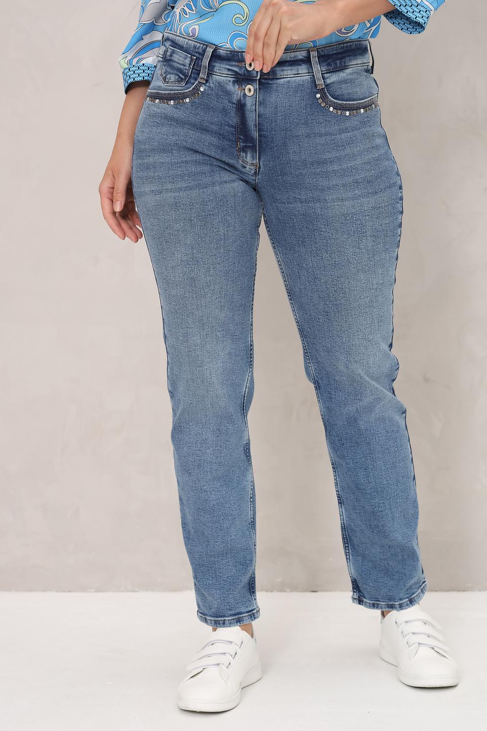 Джинсы Bianca с декором