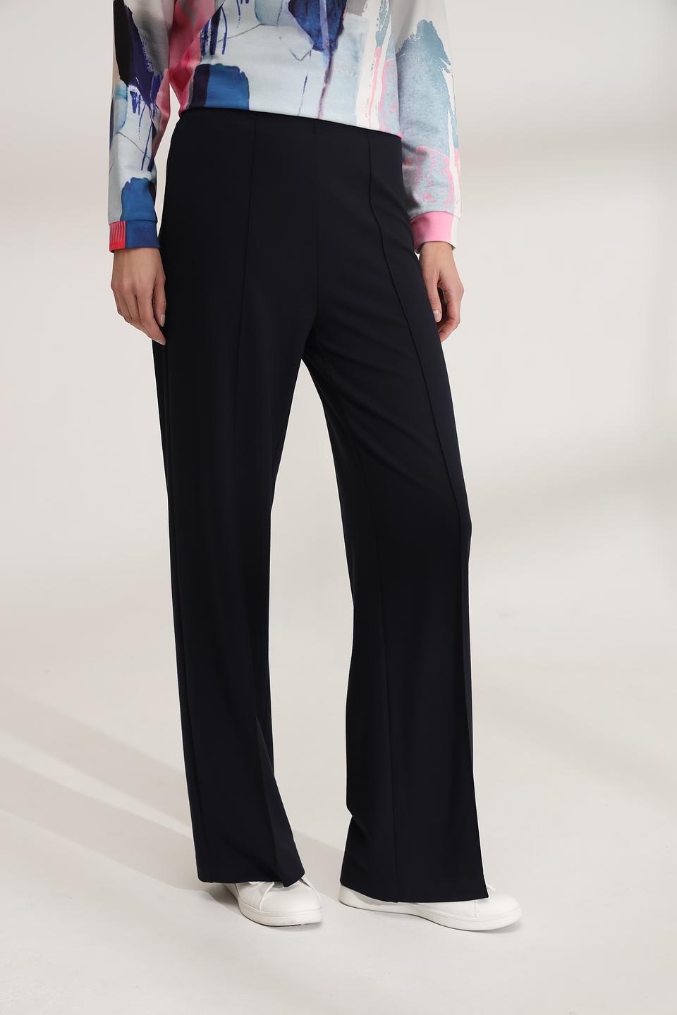 Брюки клёш Oui чёрные