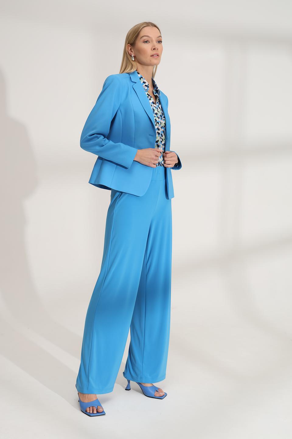 Брюки палаццо Bianca голубые