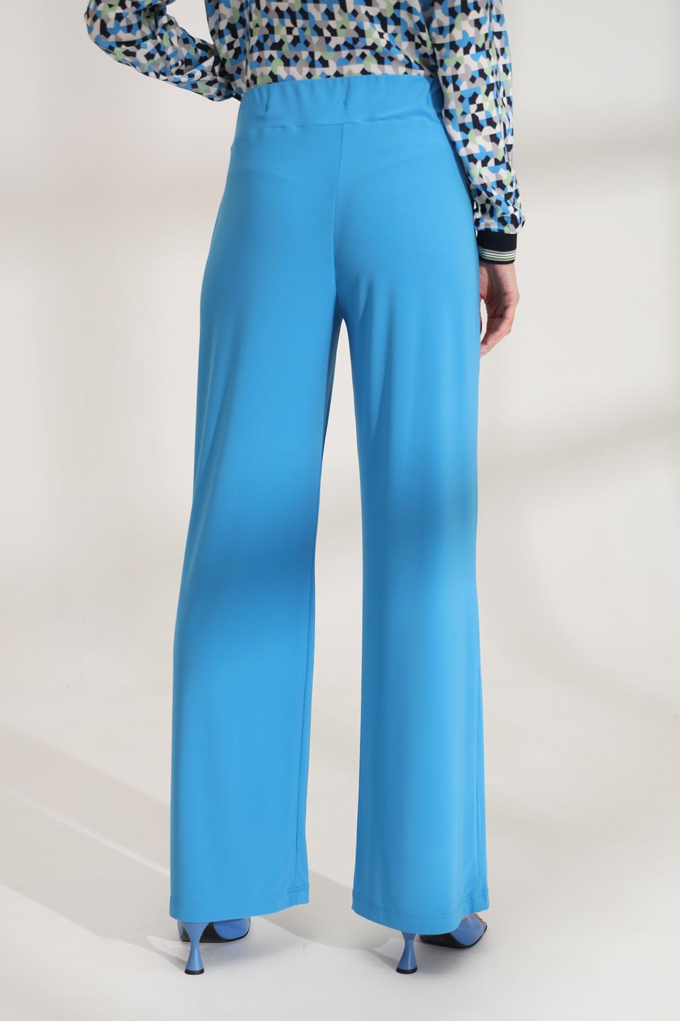 Брюки палаццо Bianca голубые