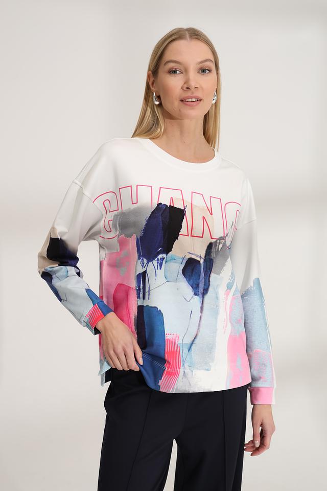 Пуловер Lecomte с принтом "WANG"