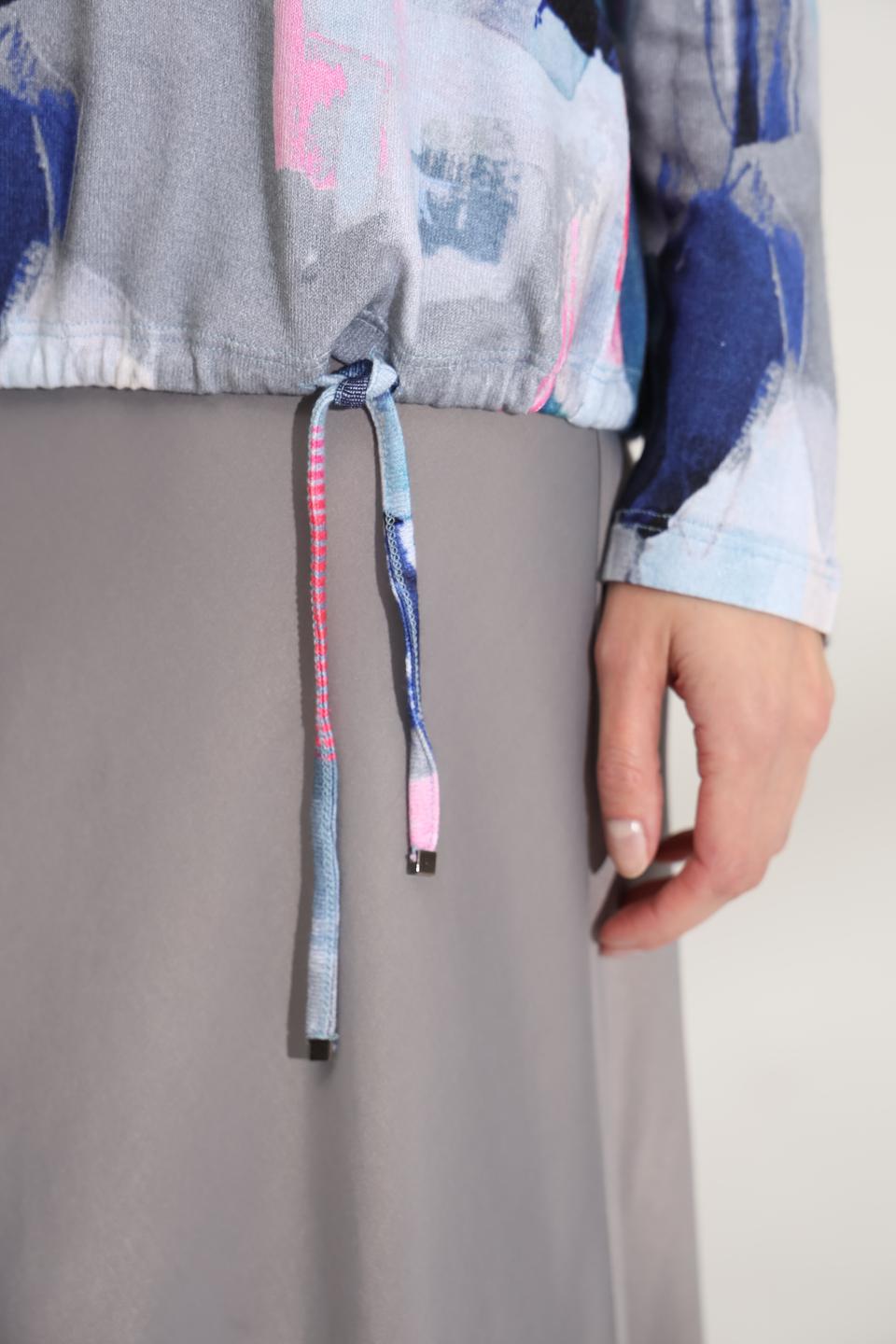 Пуловер Lecomte с абстрактным принтом