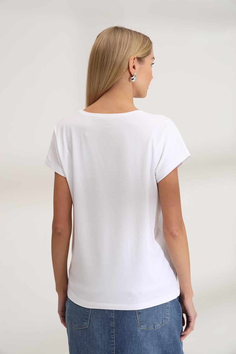 Футболка Bianca с цветочным принтом