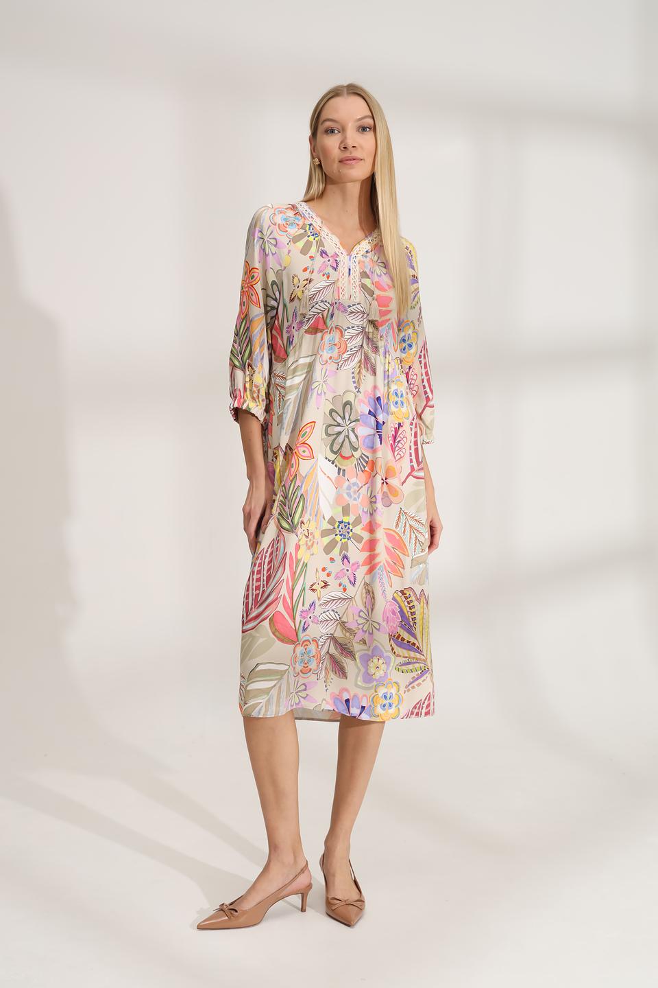 Платье Bianca с цветочным принтом