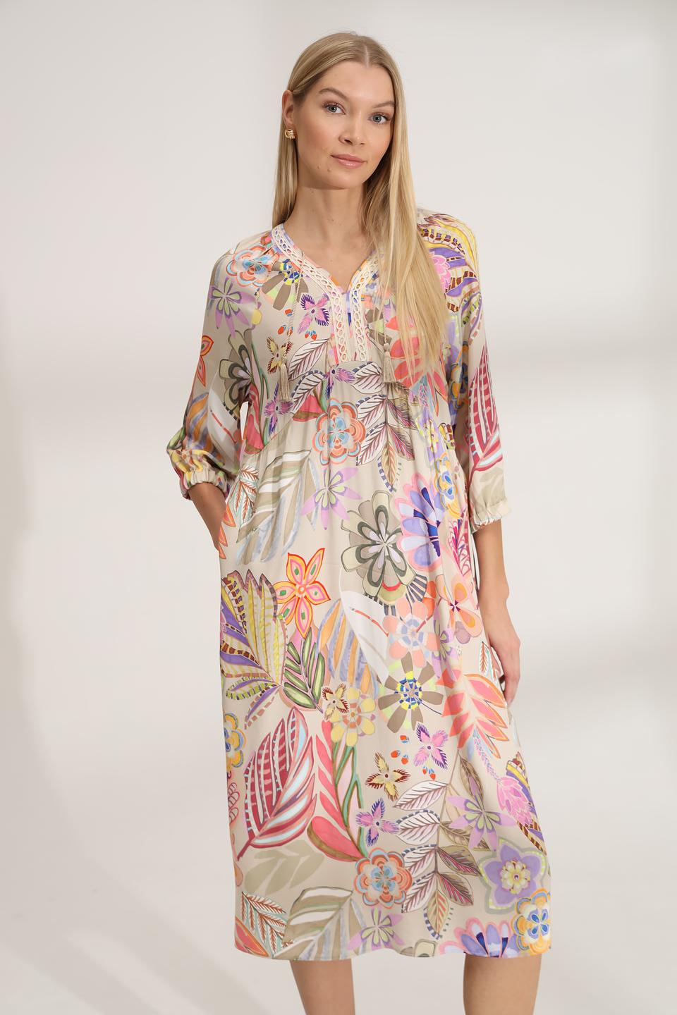 Платье Bianca с цветочным принтом