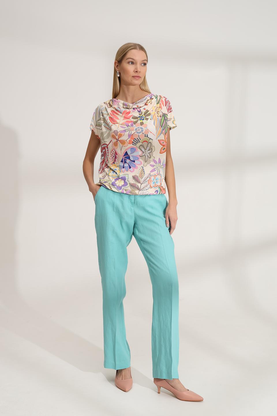 Блуза Bianca с цветочным принтом