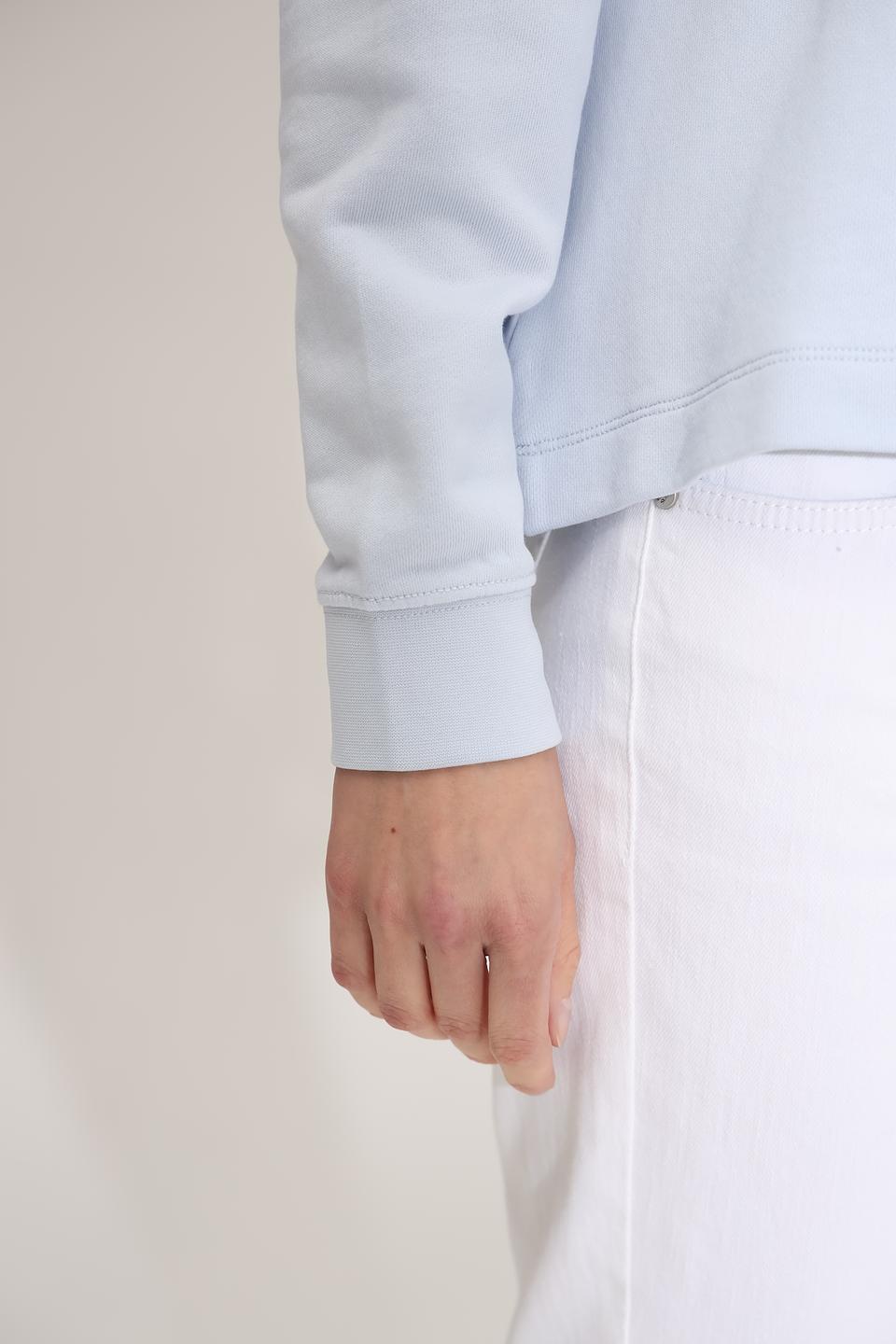 Пуловер Marc O Polo с капюшоном голубой