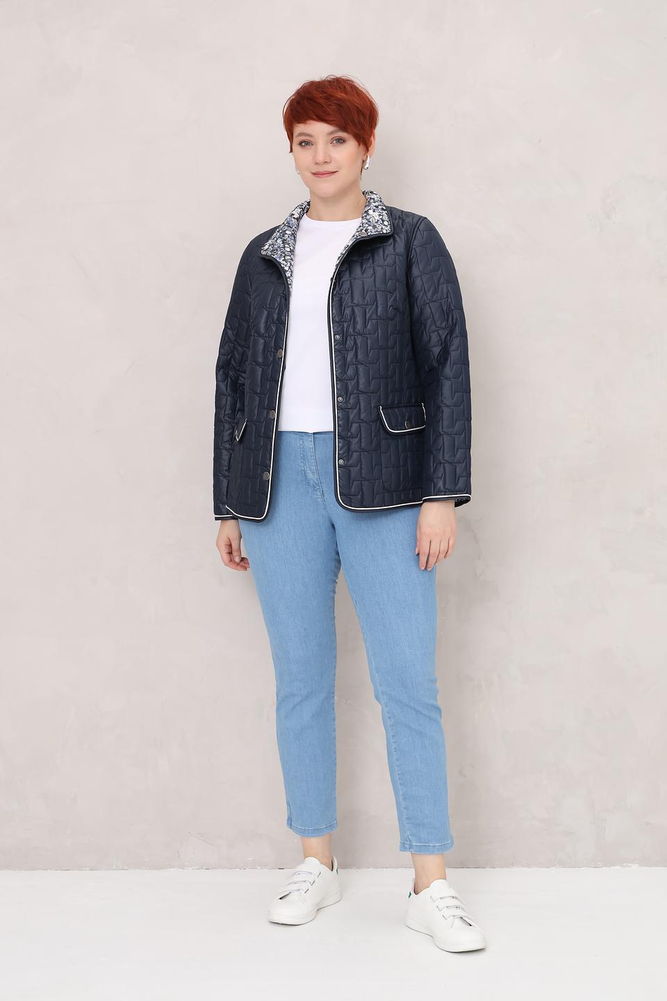 Куртка Lebek стеганая синяя