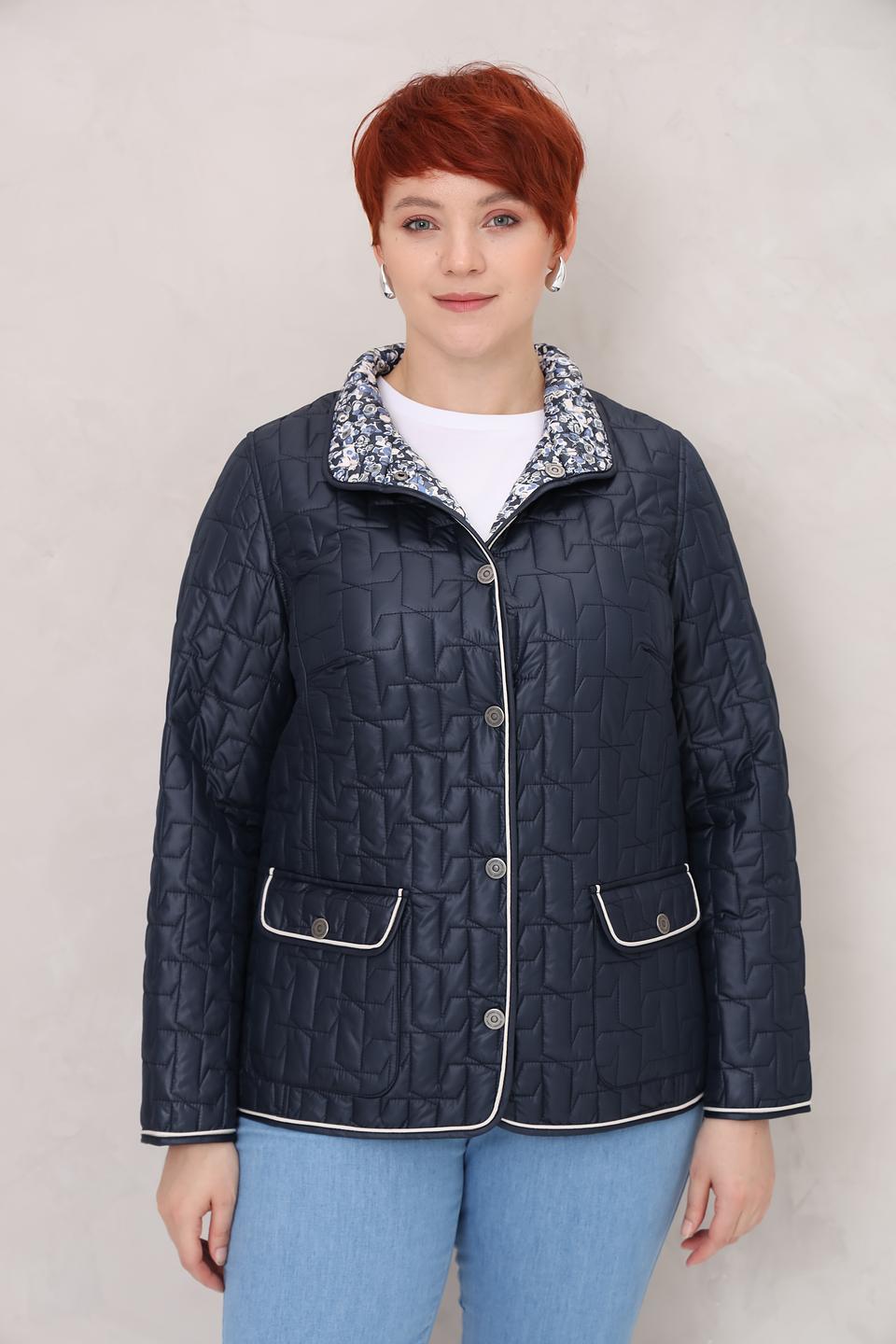 Куртка Lebek стеганая синяя