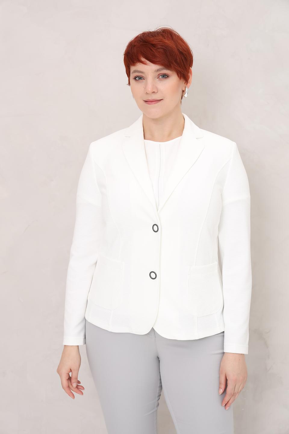 Жакет Lebek приталенный белый